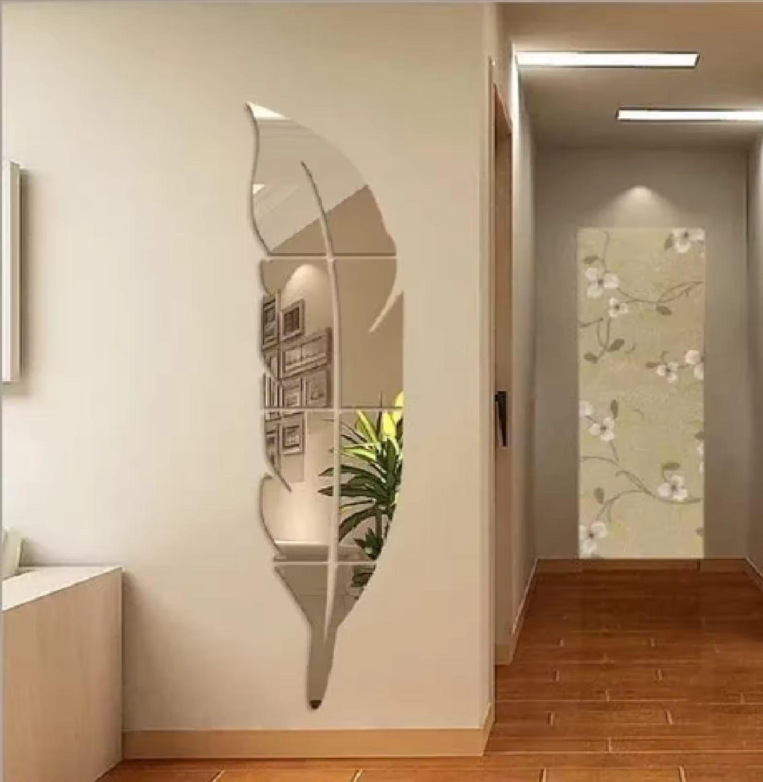 A76be528503124ef6aad62e7b4fc09e3f0.png_150x150 Whisper of Feather Wall Mirror - Image 1